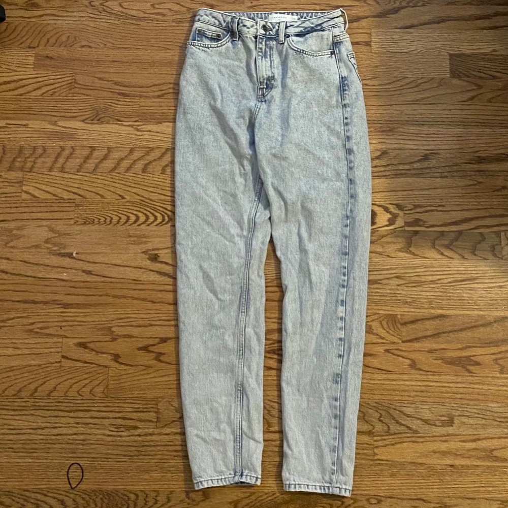 topshop acid wash mom jeans ✨
